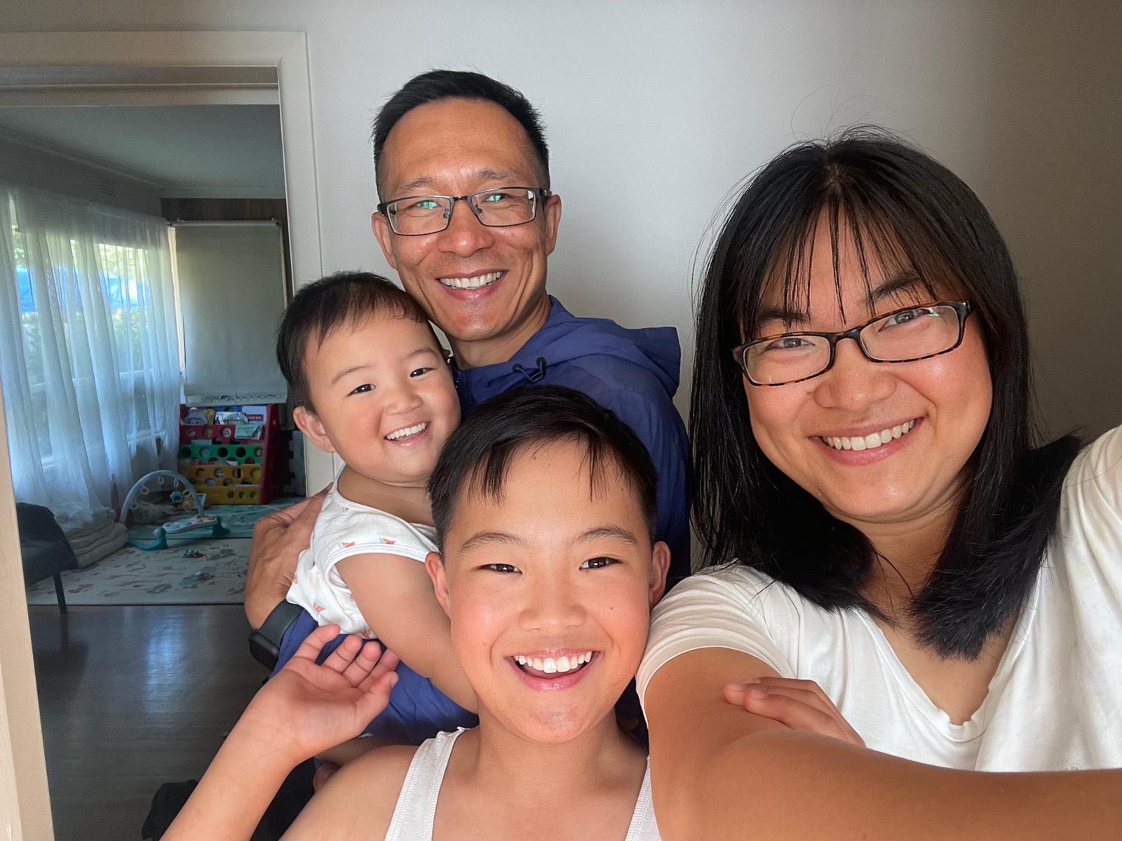 A happy family photo